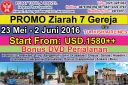TOUR KE TURKI 23 Mei - 2 Juni 2016 Ziarah tujuh gereja by Turkish Airlines