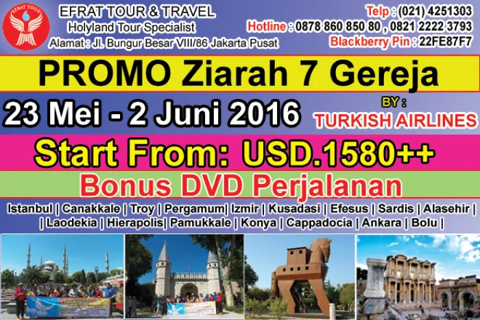 TOUR KE TURKI 23 Mei - 2 Juni 2016 Ziarah tujuh gereja by Turkish Airlines 1 tour_turki_murah